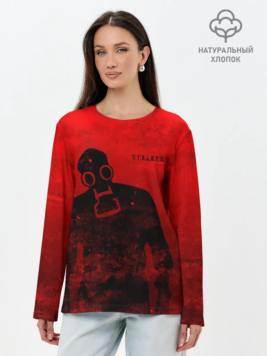 Лонгслив женский. Хлопок / S.T.A.L.K.E.R. 2