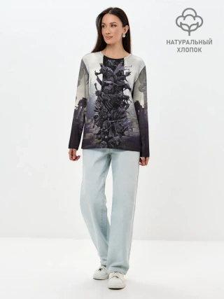 Лонгслив женский. Хлопок / Dark Souls Boss Collaboration