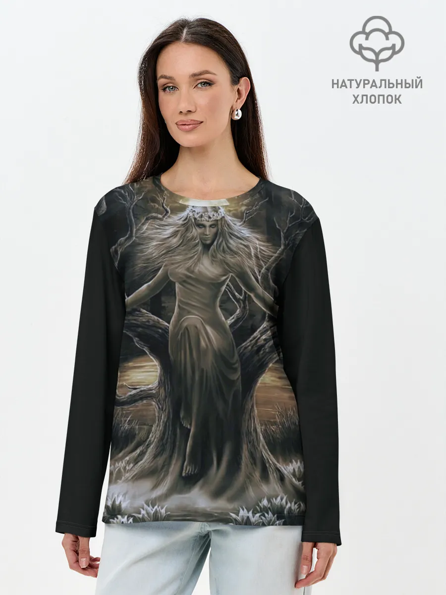 Лонгслив женский. Хлопок / Морена