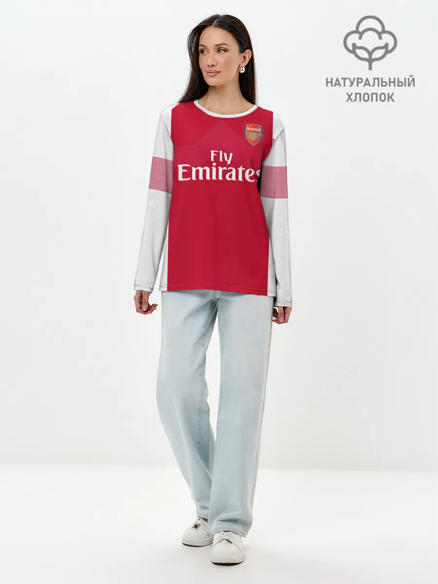 Лонгслив женский. Хлопок / Aubameyang home 18-19