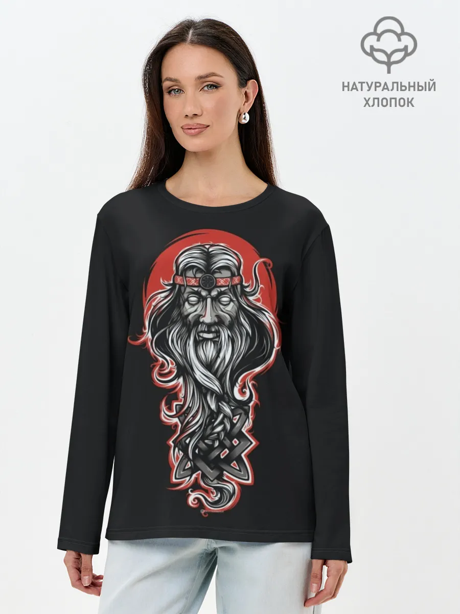 Лонгслив женский. Хлопок / Сварог