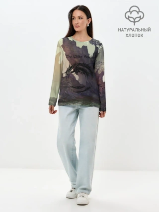 Лонгслив женский. Хлопок / The Elder Scrolls