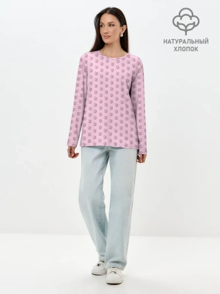 Лонгслив женский. Хлопок / BTS. BT21 COOKY