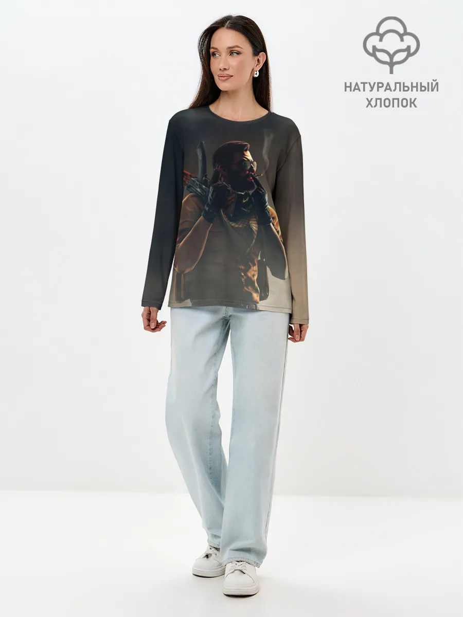 Лонгслив женский. Хлопок / Counter-Strike