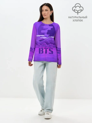 Лонгслив женский. Хлопок / BTS BAND