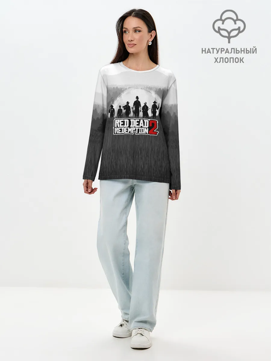Лонгслив женский. Хлопок / Red Dead Redemption 2