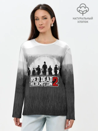 Лонгслив женский. Хлопок / Red Dead Redemption 2