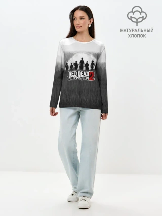 Лонгслив женский. Хлопок / Red Dead Redemption 2