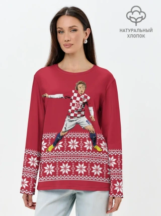 Лонгслив женский. Хлопок / Luka Modric