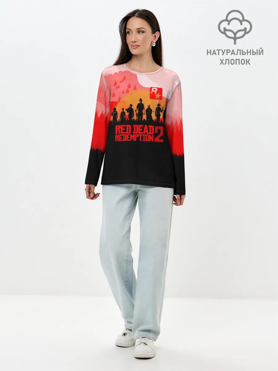 Лонгслив женский. Хлопок / RED DEAD REDEMPTION 2