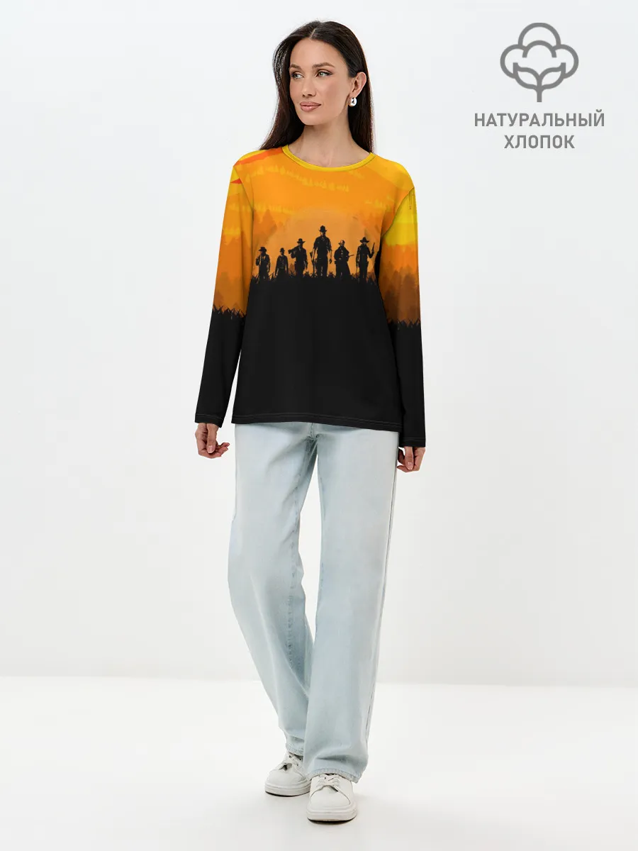 Лонгслив женский. Хлопок / RED DEAD REDEMPTION