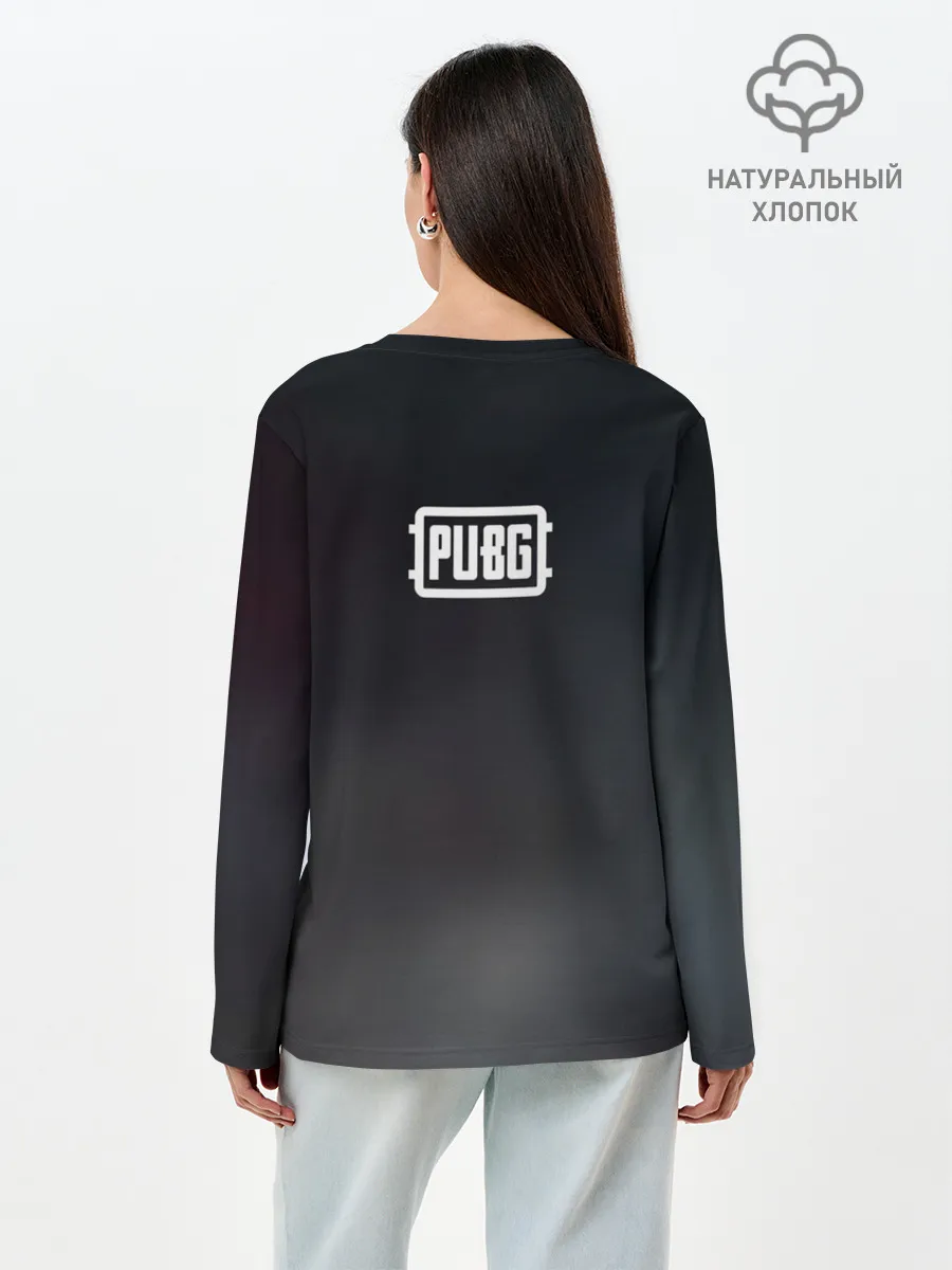 Лонгслив женский. Хлопок / PUBG