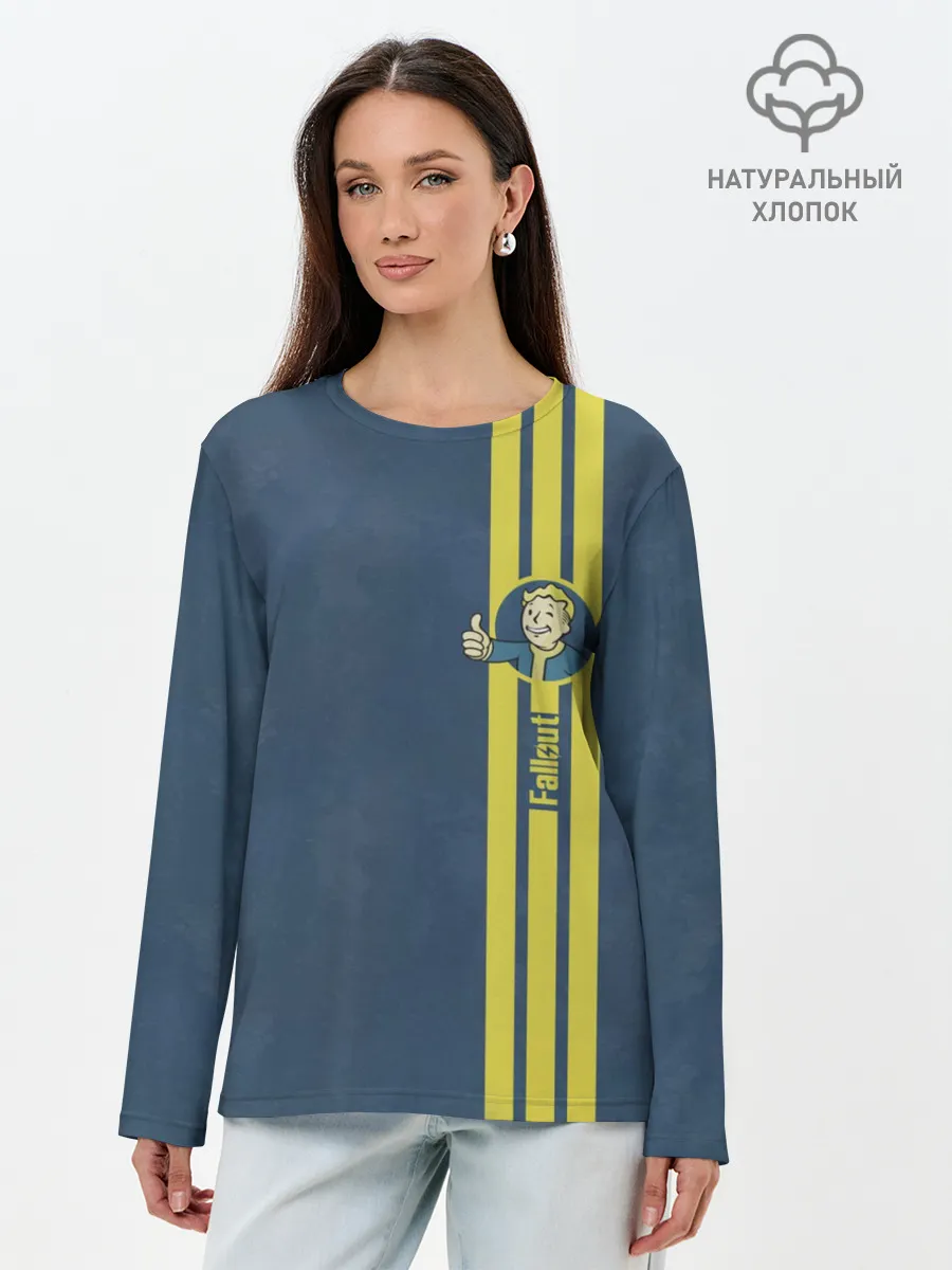 Лонгслив женский. Хлопок / Fallout