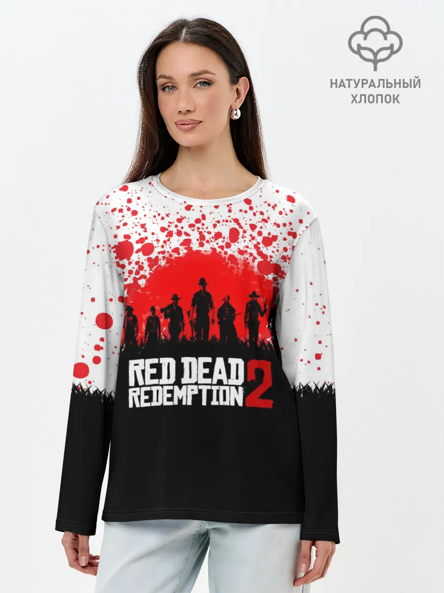 Лонгслив женский. Хлопок / RED DEAD REDEMPTION 2
