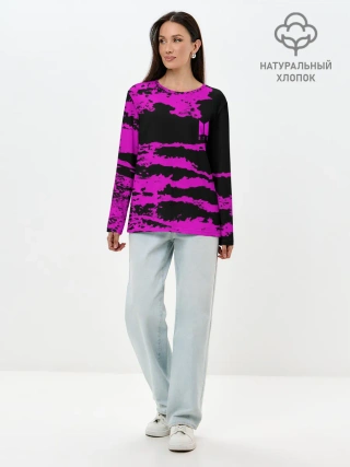 Лонгслив женский. Хлопок / BTS