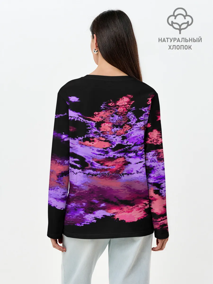 Лонгслив женский. Хлопок / BTS