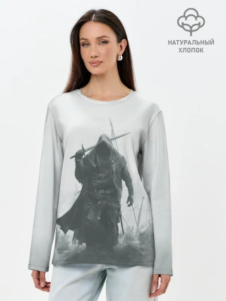 Лонгслив женский. Хлопок / После боя