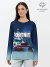 Лонгслив женский. Хлопок / Fortnite Новый год