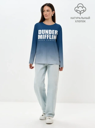 Лонгслив женский. Хлопок / The Office: Dunder Mifflin