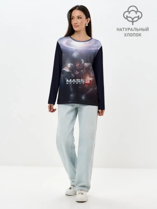 Лонгслив женский. Хлопок / MASS EFFECT 3