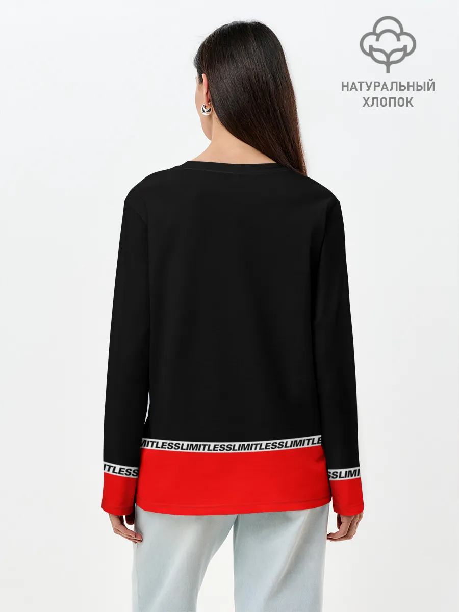 Лонгслив женский. Хлопок / NCT127 Limitless