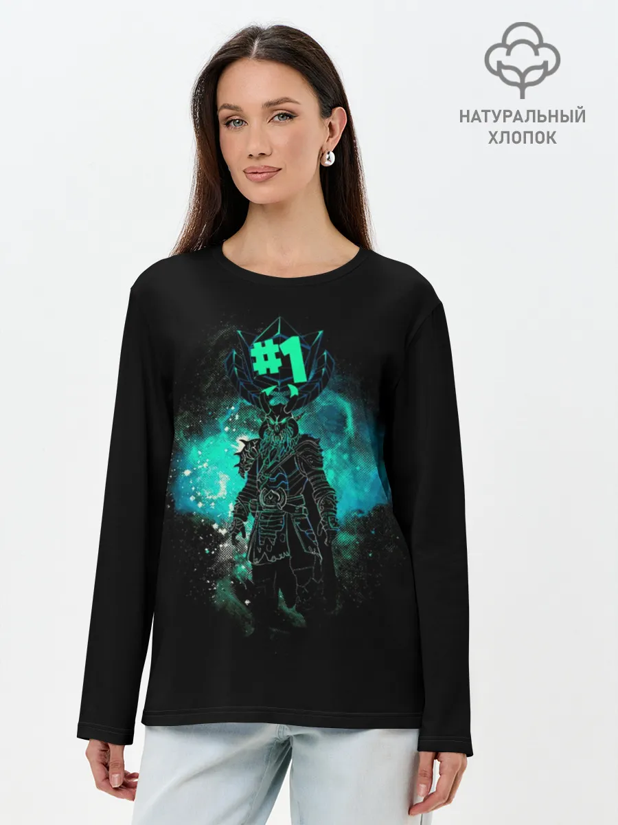 Лонгслив женский. Хлопок / Fortnite. Ragnarok