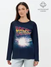 Лонгслив женский. Хлопок / Back to the future_8