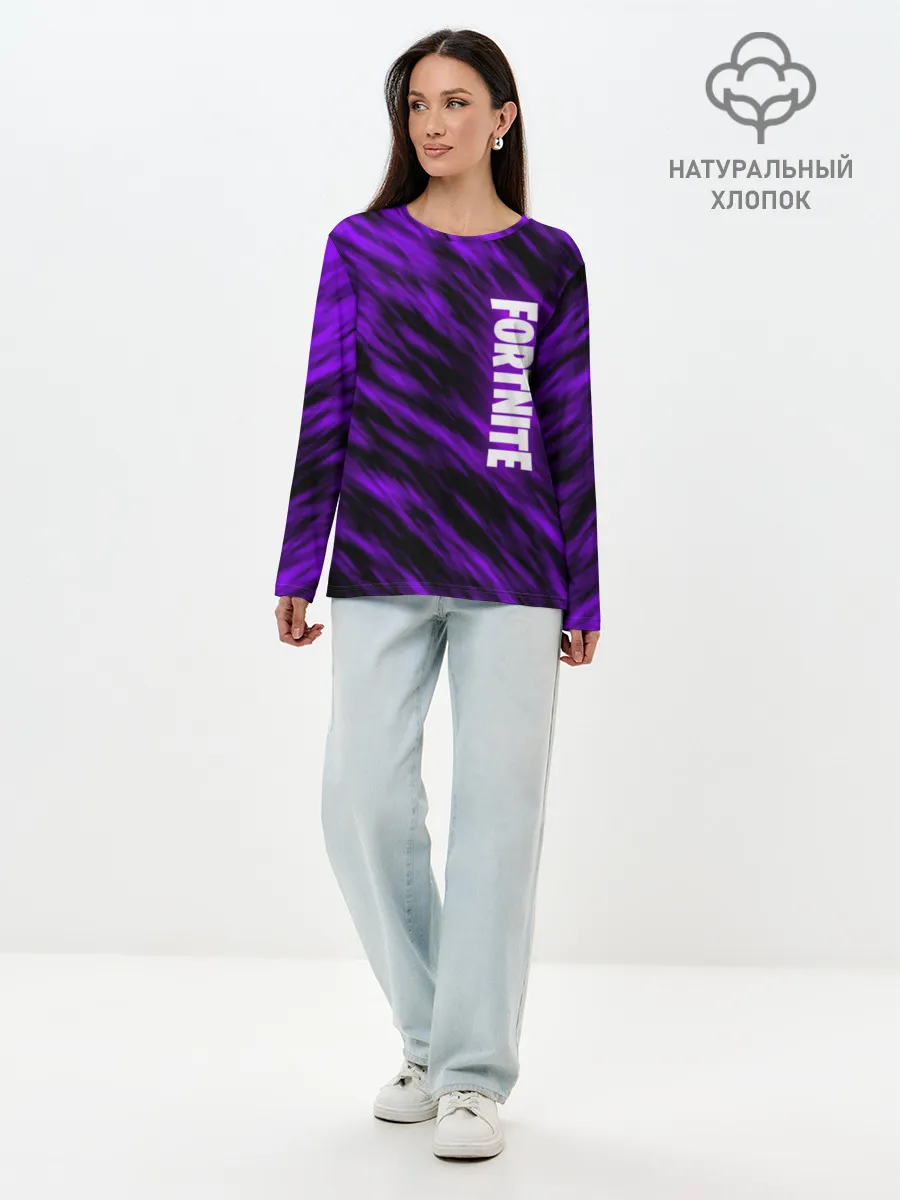 Лонгслив женский. Хлопок / FORTNITE