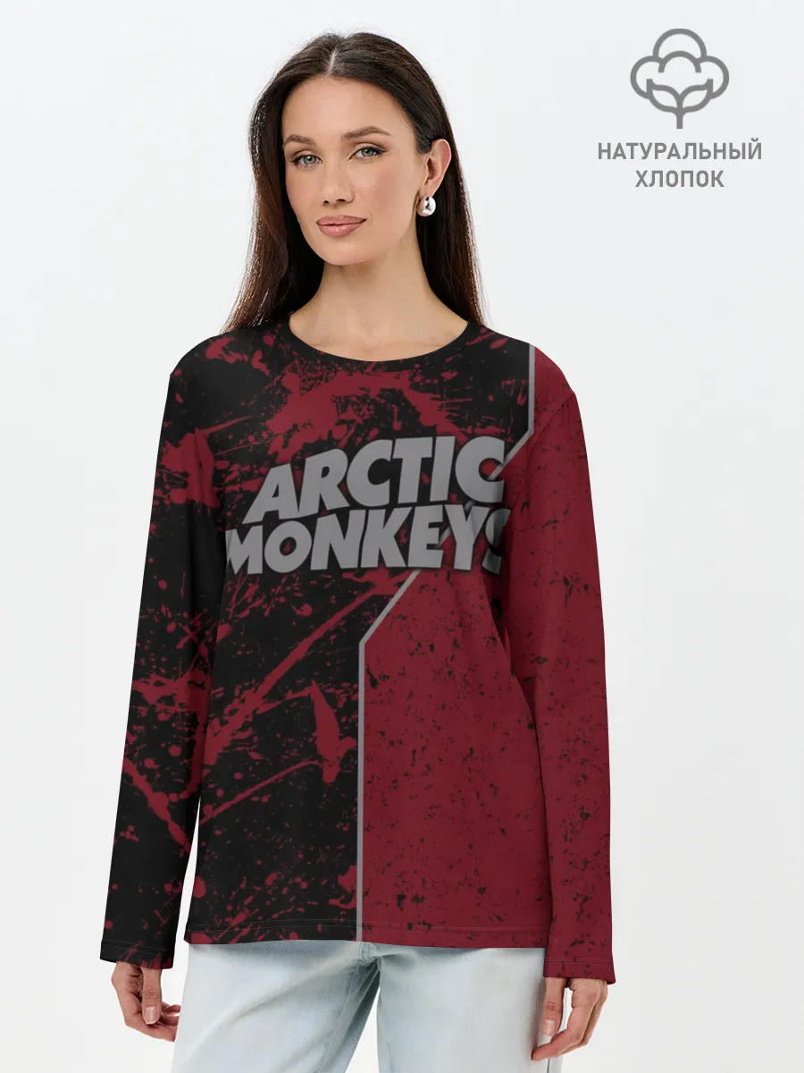 Лонгслив женский. Хлопок / Arctic Monkeys