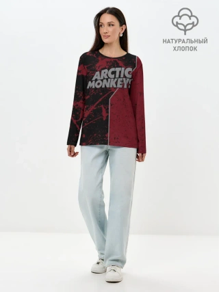 Лонгслив женский. Хлопок / Arctic Monkeys