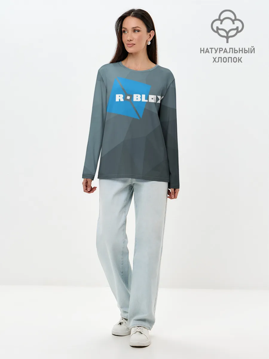 Лонгслив женский. Хлопок / Roblox Studio