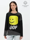 Лонгслив женский. Хлопок / Roblox OOF Мем