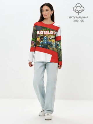Лонгслив женский. Хлопок / ROBLOX