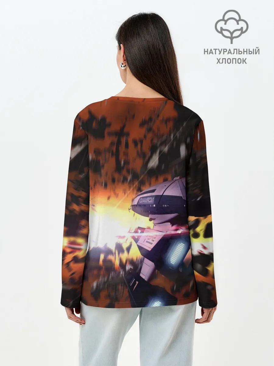 Лонгслив женский. Хлопок / MASS EFFECT