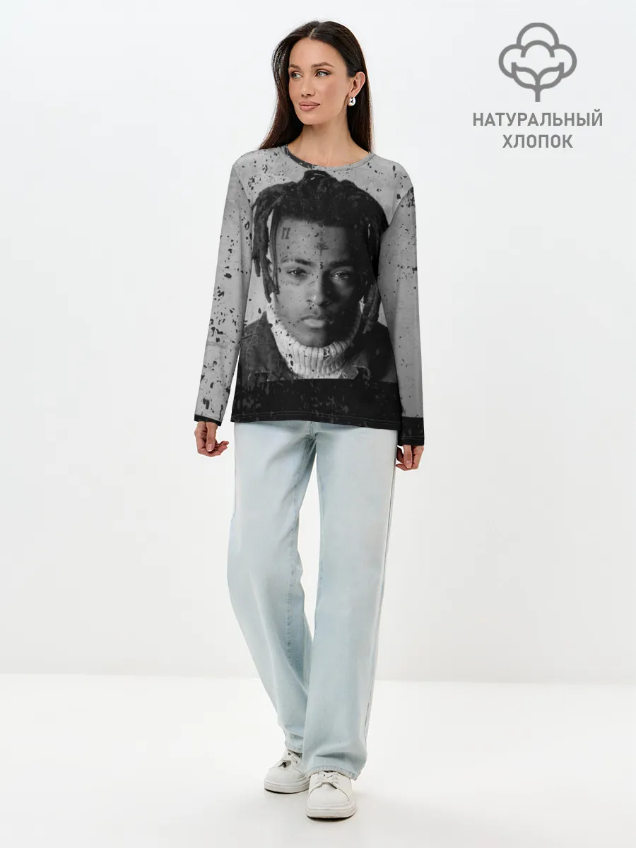 Лонгслив женский. Хлопок / XXXTentacion
