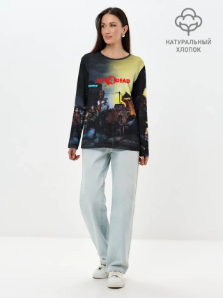 Лонгслив женский. Хлопок / LEFT 4 DEAD