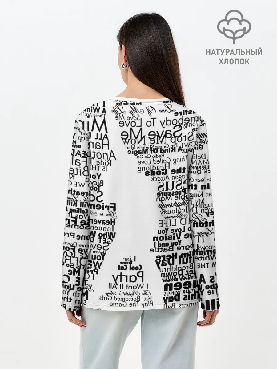 Лонгслив женский. Хлопок / Queen