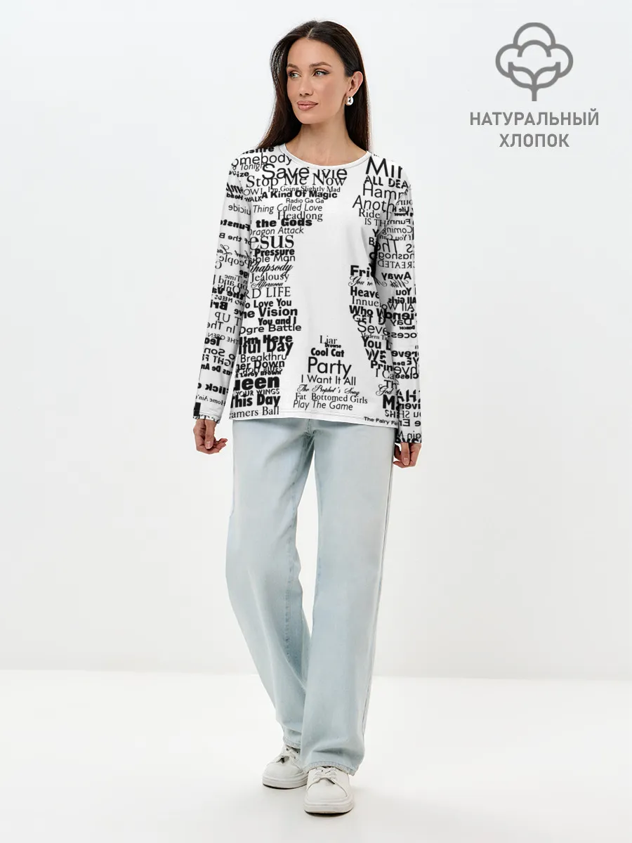 Лонгслив женский. Хлопок / Queen