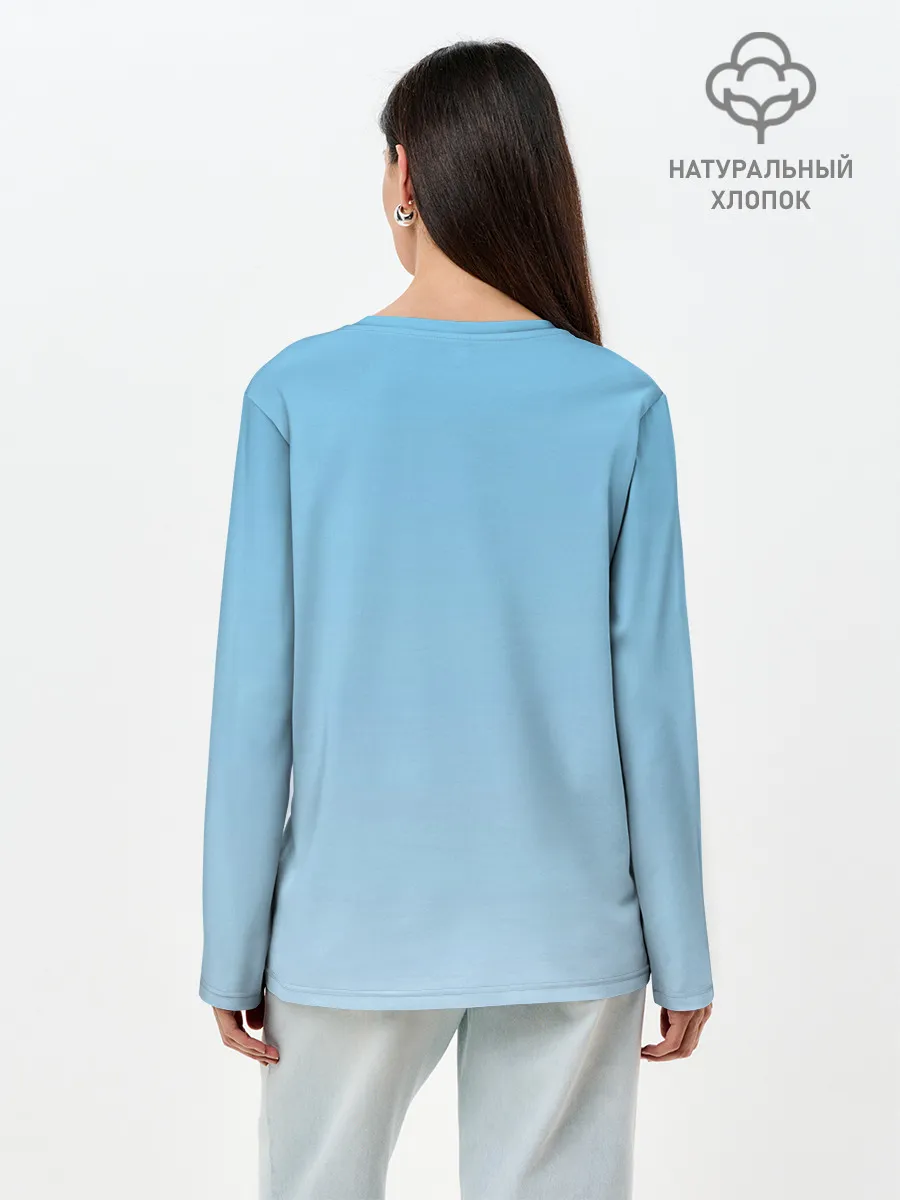 Лонгслив женский. Хлопок / Гомер