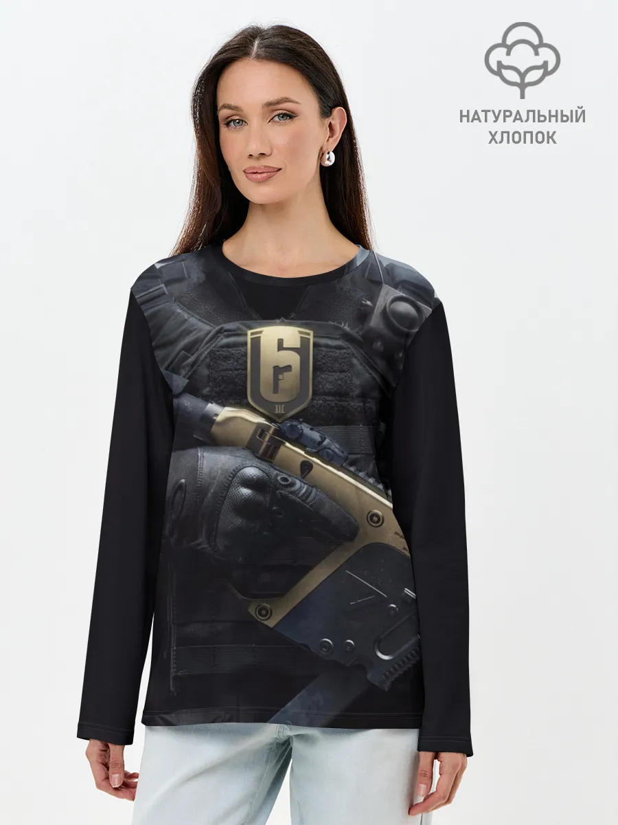 Лонгслив женский. Хлопок / Rainbow Six: Siege