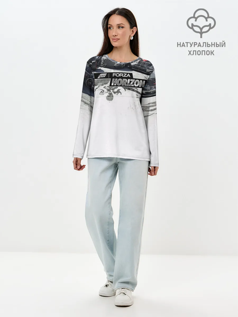 Лонгслив женский. Хлопок / Forza Horizon
