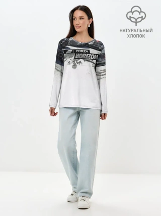 Лонгслив женский. Хлопок / Forza Horizon
