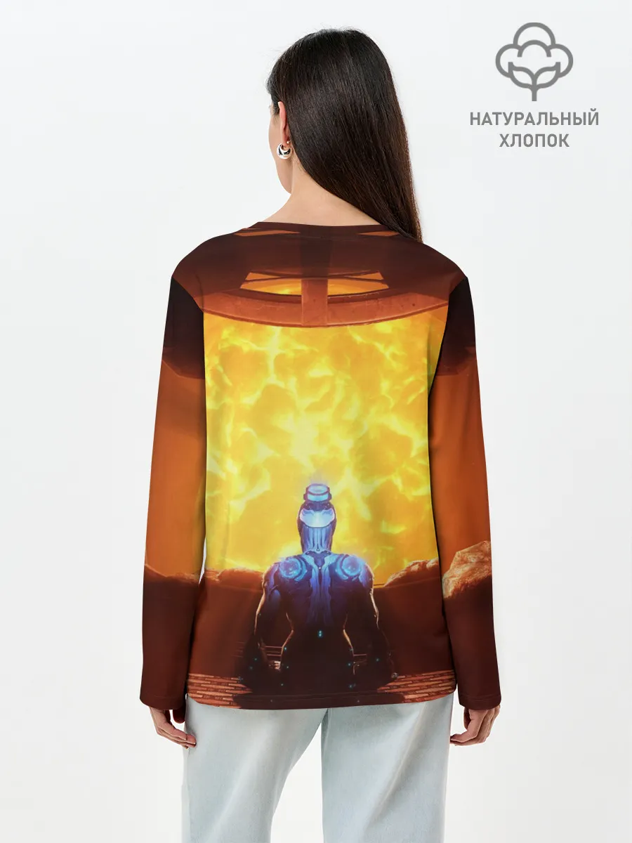 Лонгслив женский. Хлопок / Warframe