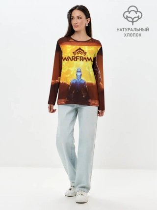 Лонгслив женский. Хлопок / Warframe