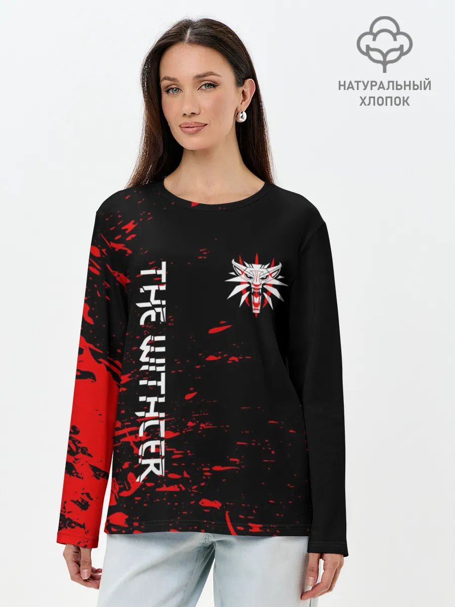 Лонгслив женский. Хлопок / THE WITCHER