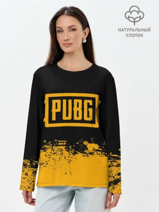 Лонгслив женский. Хлопок / PUBG