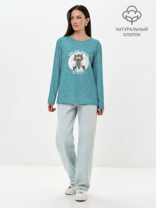 Лонгслив женский. Хлопок / Кто тут лучший доктор?