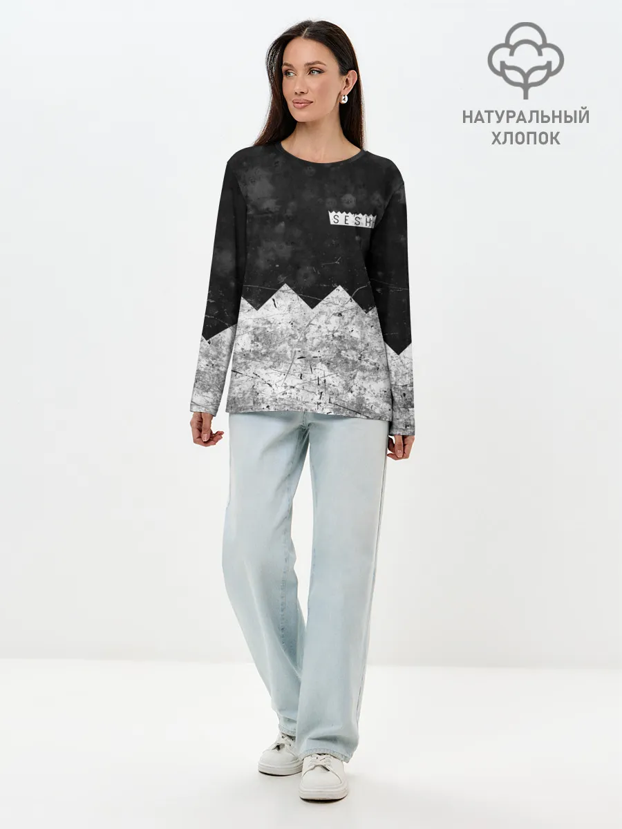 Лонгслив женский. Хлопок / BONES: SESH Team