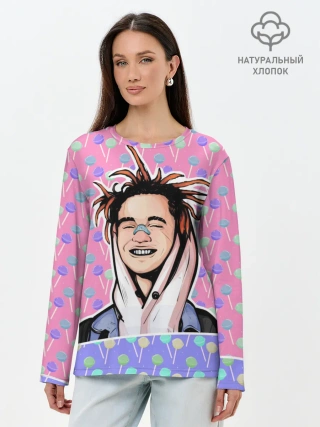 Лонгслив женский. Хлопок / GONE.Fludd