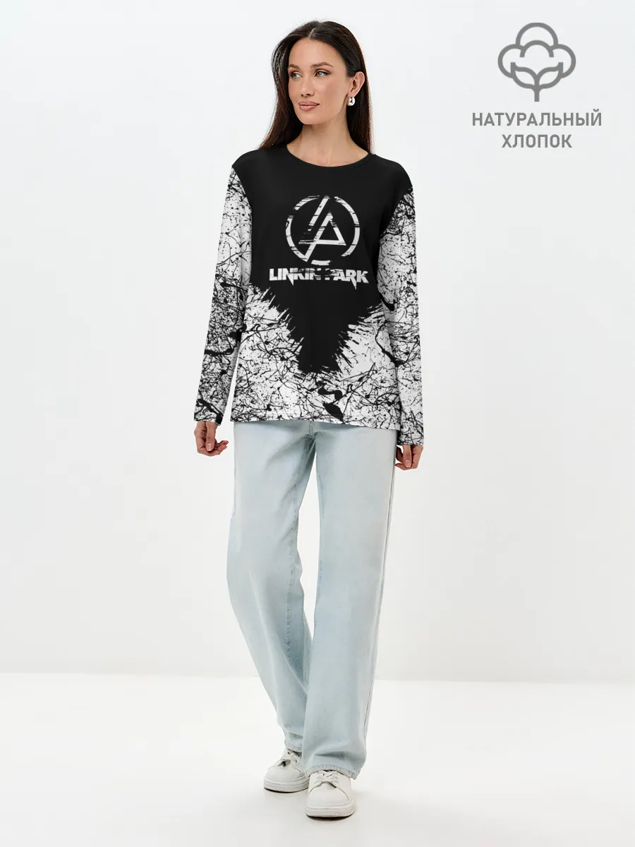 Лонгслив женский. Хлопок / Linkin Park #1